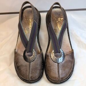 Rieker Daisy Antistress Slingback Closed Toe Leather Shoes Size Euro 38/US 7.5